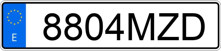 Numer rejestracyjny 8804MZD posiada CITROEN C3