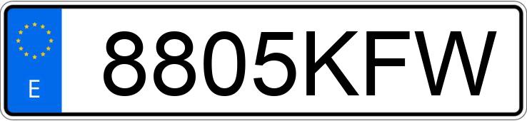 Numer rejestracyjny 8805KFW posiada MERCEDES GLC (253) Numer rejestracyjny 8805KFW posiada MERCEDES GLC (253)