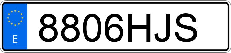 Numer rejestracyjny 8806HJS posiada RENAULT SCENIC Numer rejestracyjny 8806HJS posiada RENAULT SCENIC
