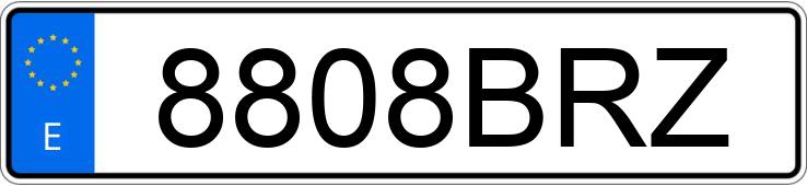 Numer rejestracyjny 8808BRZ posiada AUDI A4 Numer rejestracyjny 8808BRZ posiada AUDI A4