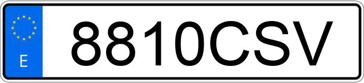 O número de registro 8810CSV tem VOLKSWAGEN GOLF O número de registro 8810CSV tem VOLKSWAGEN GOLF