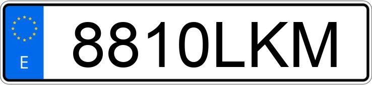 Numer rejestracyjny 8810LKM posiada HONDA JAZZ