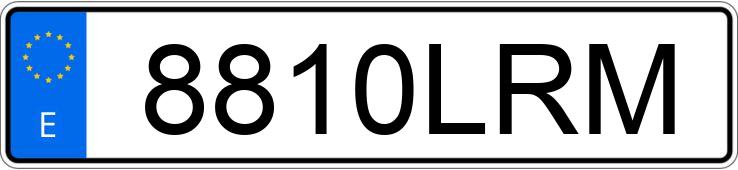 Numer rejestracyjny 8810LRM posiada SKODA KAROQ