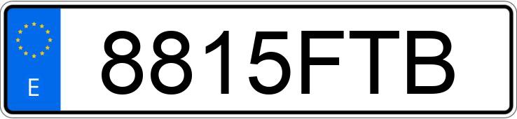 Numer rejestracyjny 8815FTB posiada CITROEN C3