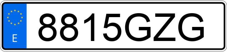 Numer rejestracyjny 8815GZG posiada OPEL ASTRA