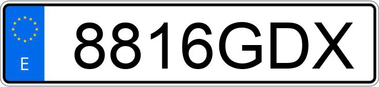 Numer rejestracyjny 8816GDX posiada RENAULT PREMIUM