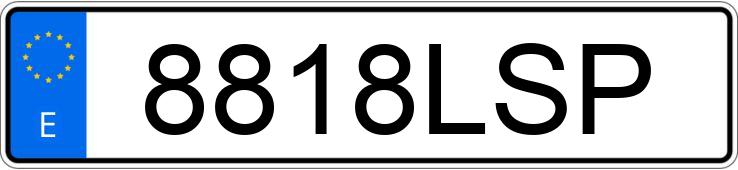 Numer rejestracyjny 8818LSP posiada RENAULT CAPTUR