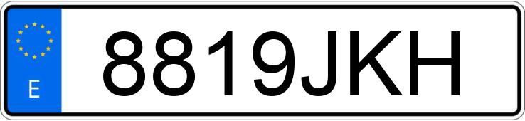 Numer rejestracyjny 8819JKH posiada NISSAN X-TRAIL