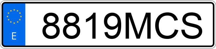 Numer rejestracyjny 8819MCS posiada SKODA OCTAVIA Numer rejestracyjny 8819MCS posiada SKODA OCTAVIA