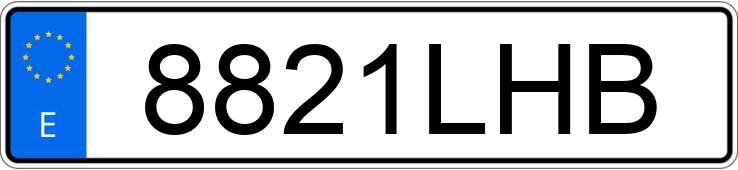 Numer rejestracyjny 8821LHB posiada BMW X5