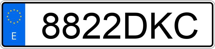 Numer rejestracyjny 8822DKC posiada OPEL ASTRA