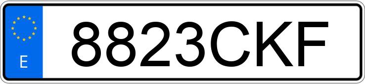Numer rejestracyjny 8823CKF posiada SEAT IBIZA Numer rejestracyjny 8823CKF posiada SEAT IBIZA