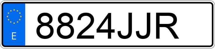 Numer rejestracyjny 8824JJR posiada RENAULT CAPTUR