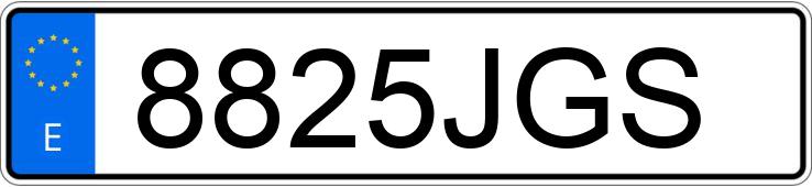 Numer rejestracyjny 8825JGS posiada PEUGEOT 208 Numer rejestracyjny 8825JGS posiada PEUGEOT 208