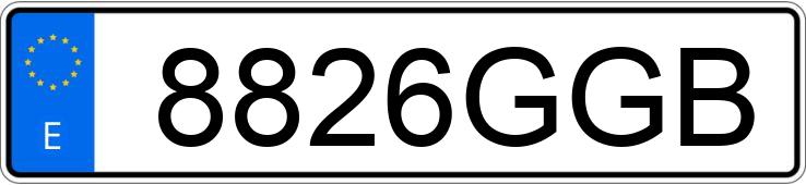 Numer rejestracyjny 8826GGB posiada MERCEDES C (203)