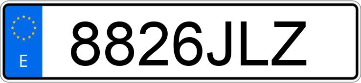 Numer rejestracyjny 8826JLZ posiada AUDI Q7
