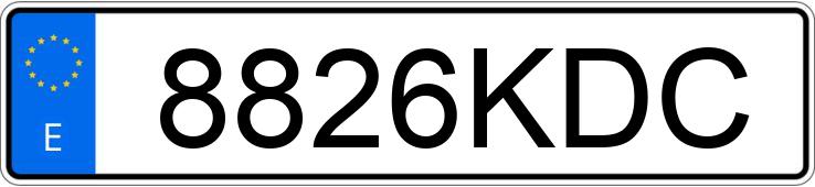 Numer rejestracyjny 8826KDC posiada HYUNDAI TUCSON