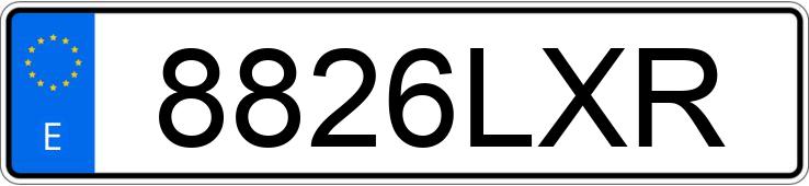 Numer rejestracyjny 8826LXR posiada VOLKSWAGEN T-CROSS