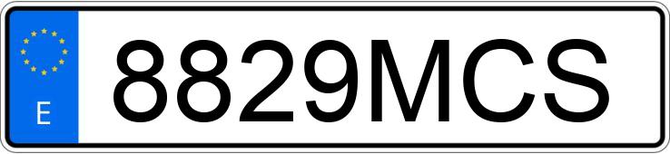 Numer rejestracyjny 8829MCS posiada VOLKSWAGEN GOLF Numer rejestracyjny 8829MCS posiada VOLKSWAGEN GOLF