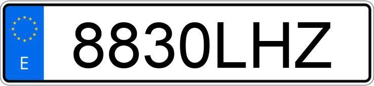 Numer rejestracyjny 8830LHZ posiada SEAT LEON