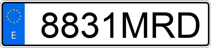 Numer rejestracyjny 8831MRD posiada HYUNDAI I30