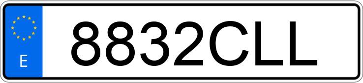 Numer rejestracyjny 8832CLL posiada AUDI A4 Numer rejestracyjny 8832CLL posiada AUDI A4