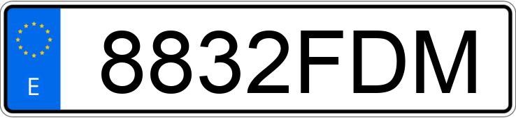 Numer rejestracyjny 8832FDM posiada ALFA ROMEO 147