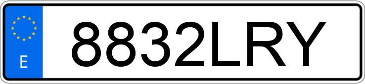 Numer rejestracyjny 8832LRY posiada AUDI A3 SPORTBACK Numer rejestracyjny 8832LRY posiada AUDI A3 SPORTBACK