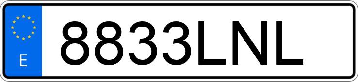 Numer rejestracyjny 8833LNL posiada NISSAN QASHQAI Numer rejestracyjny 8833LNL posiada NISSAN QASHQAI