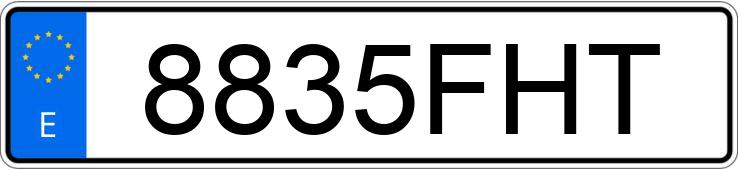 Numer rejestracyjny 8835FHT posiada OPEL ASTRA GTC