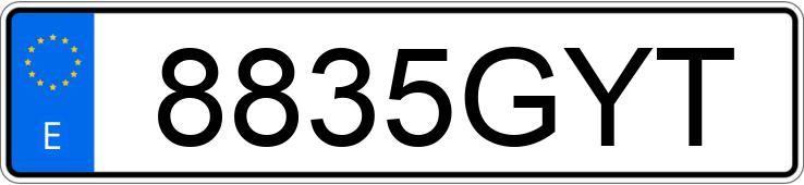 Numer rejestracyjny 8835GYT posiada AUDI A4 Numer rejestracyjny 8835GYT posiada AUDI A4