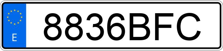 Numer rejestracyjny 8836BFC posiada VOLVO S40 Numer rejestracyjny 8836BFC posiada VOLVO S40