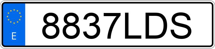 Numer rejestracyjny 8837LDS posiada OPEL INSIGNIA GRAND SPORT Numer rejestracyjny 8837LDS posiada OPEL INSIGNIA GRAND SPORT