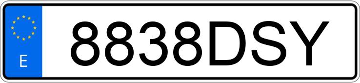 Numer rejestracyjny 8838DSY posiada FORD FUSION Numer rejestracyjny 8838DSY posiada FORD FUSION