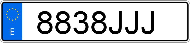 Numer rejestracyjny 8838JJJ posiada RENAULT MASTER Numer rejestracyjny 8838JJJ posiada RENAULT MASTER