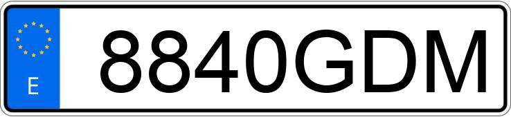 Numer rejestracyjny 8840GDM posiada KAWASAKI Z 750 Numer rejestracyjny 8840GDM posiada KAWASAKI Z 750