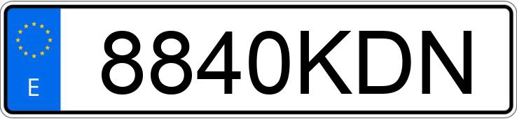 Numer rejestracyjny 8840KDN posiada RENAULT ZOE BOSE 40 R90 Numer rejestracyjny 8840KDN posiada RENAULT ZOE BOSE 40 R90