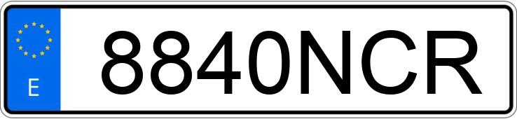 Numer rejestracyjny 8840NCR posiada AUDI A5 Numer rejestracyjny 8840NCR posiada AUDI A5