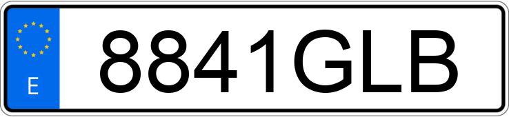 Numer rejestracyjny 8841GLB posiada FIAT SCUDO