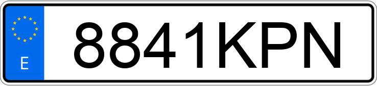 Numer rejestracyjny 8841KPN posiada SEAT LEON