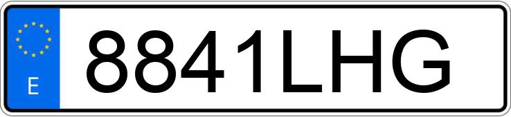 Numer rejestracyjny 8841LHG posiada FORD FOCUS