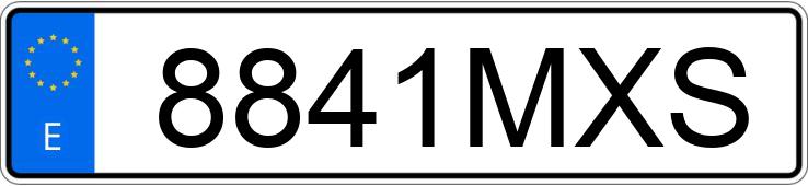 Numer rejestracyjny 8841MXS posiada SEAT IBIZA Numer rejestracyjny 8841MXS posiada SEAT IBIZA