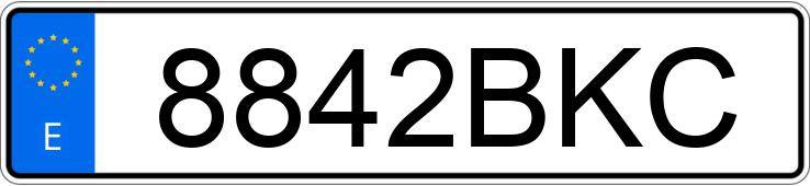 Numer rejestracyjny 8842BKC posiada CITROEN XSARA Numer rejestracyjny 8842BKC posiada CITROEN XSARA