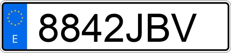 Numer rejestracyjny 8842JBV posiada PEUGEOT 3008