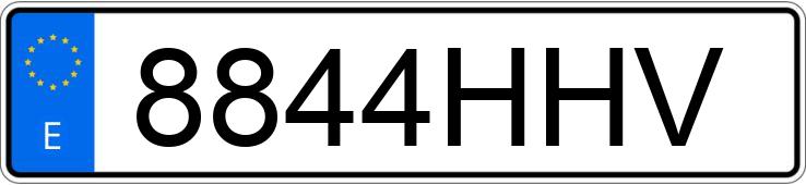 Numer rejestracyjny 8844HHV posiada SEAT EXEO