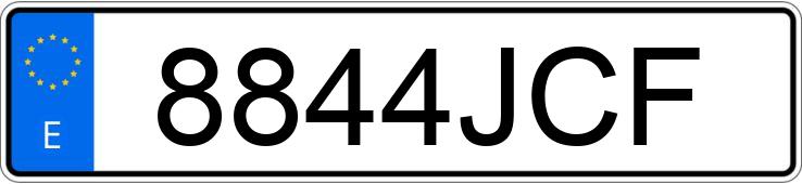 Numer rejestracyjny 8844JCF posiada LAND ROVER RANGE ROVER EVOQUE