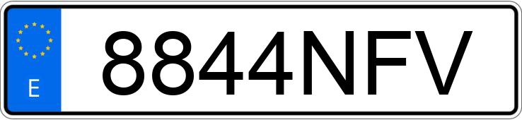 Numer rejestracyjny 8844NFV posiada BMW XM G09 50E