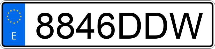 Numer rejestracyjny 8846DDW posiada SUZUKI GRAND VITARA