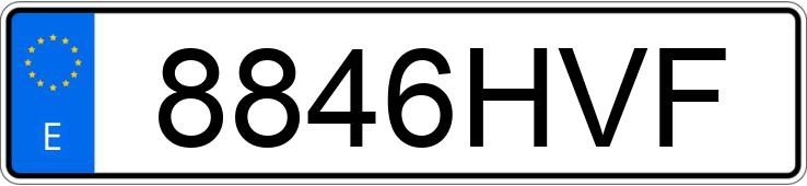 Numer rejestracyjny 8846HVF posiada VOLKSWAGEN GOLF Numer rejestracyjny 8846HVF posiada VOLKSWAGEN GOLF