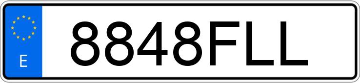 Numer rejestracyjny 8848FLL posiada SEAT CORDOBA